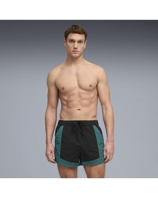PUMA Green Swim Shorts for men
