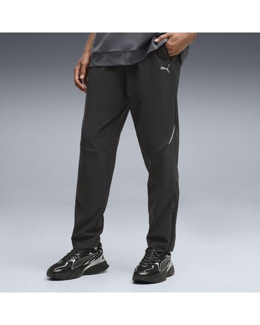 PUMA Black Tech 4-Way Stretch Track Pants for men