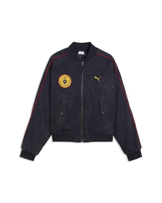 PUMA Blue T7 Nyc Bomber Jacket for men