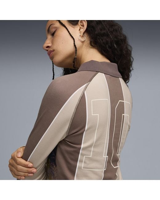 PUMA X Kidsuper Shirt Met Lange Mouwen Voor Maat in het Natural
