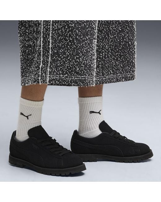 PUMA Black Suede Vibram Sneakers