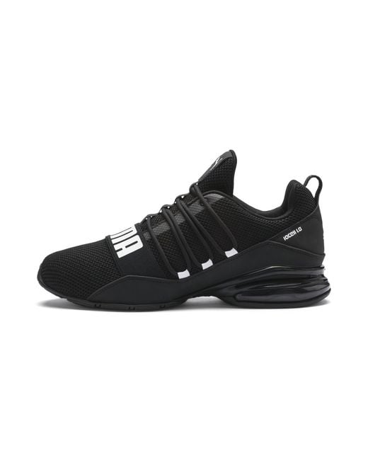 PUMA Black Cell Regulate Woven Running Shoes for men