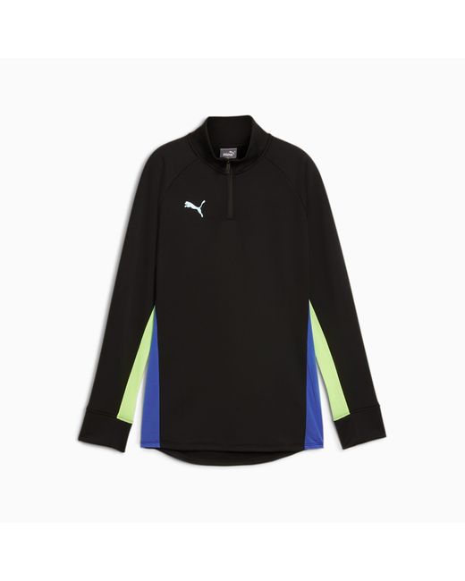 PUMA Blue Individualblaze Quarter-Zip Top , /Fizzy Apple