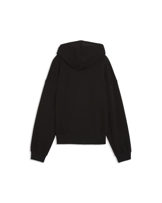 PUMA Black Wardrobe Essentials Oversized Hoodie