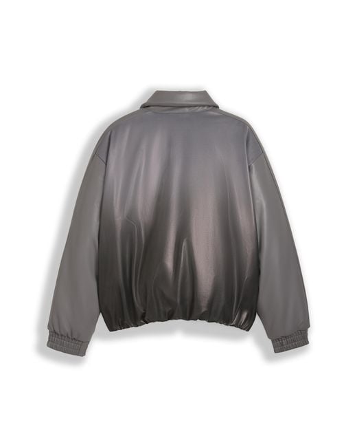 PUMA Gray Outerwear Oversized Bomber Jacket for men