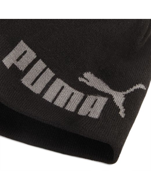 PUMA Essentials Beani Met Middelhoge Kroon Zonder Boord in het Black
