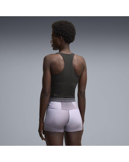 PUMA Black Lightspeed Running Crop Top