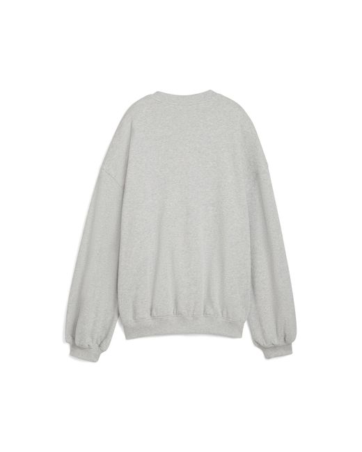 PUMA X Rosã Oversized Top Met Ronde Hals Voor Maat in het Gray