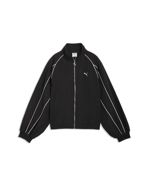 PUMA Black T7 Balloon Jacket
