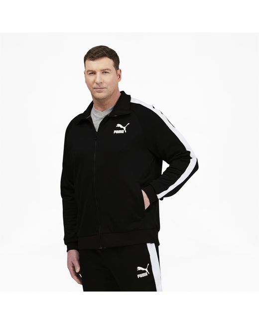puma t7 track jacket black
