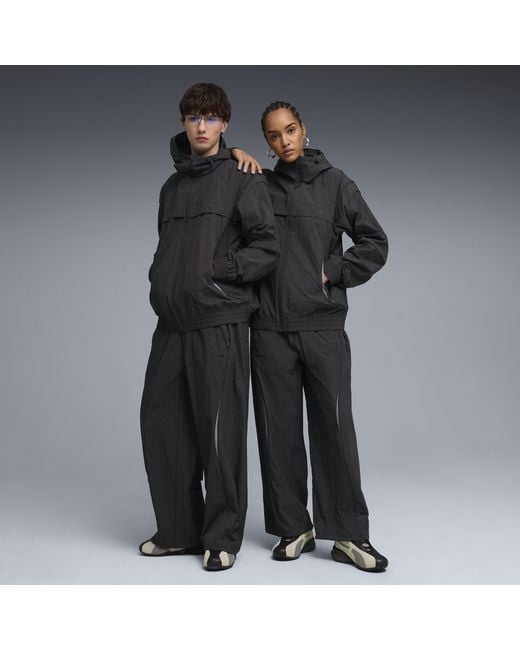 PUMA Black Clrt Relaxed Pants for men