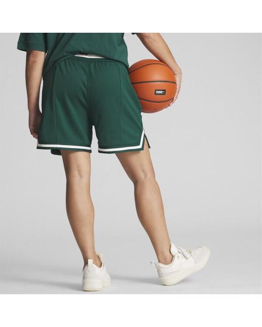 Puma Mujer Short Puma X Trophy Hunting Basketball Mujer Verde