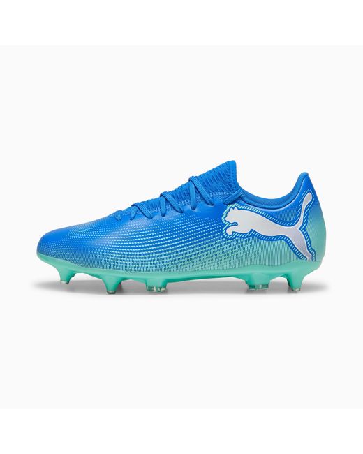 PUMA Blue Future 7 Play Mxsg Football Boots, Hyperlink/Mint for men