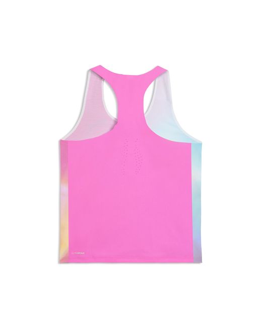 PUMA Purple Lightspeed Ultraweave Graphic Running Singlet