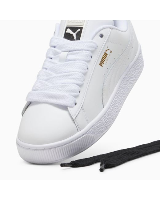 PUMA Suede Xl Leren Sneakers Uniseks in het White