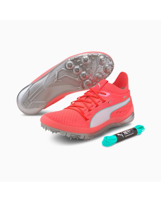 pink spikes track