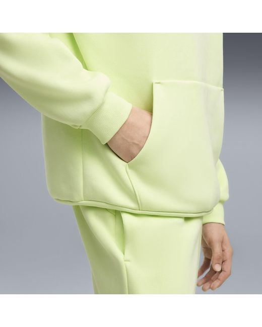 PUMA Green Elevated Essentials Hoodie for men