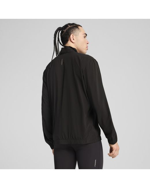 Giacca Da Running di PUMA in Black da Uomo
