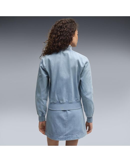 PUMA Blue Future..Archive Washed Twill Short Jacket