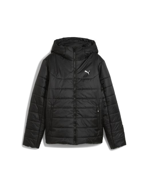 PUMA Black Essentials Outerwear Puffer Jacket