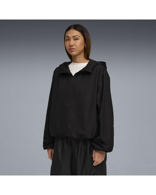 PUMA X Rosã Oversized Jack Met Halve Ritssluiting Voor Maat in het Black