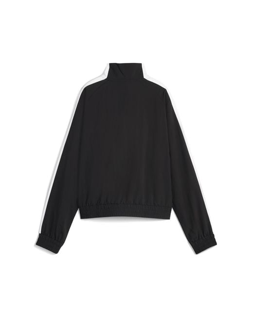 Chaqueta De Chándal T7 Tejida De Corte Holgado Para Mujer, Ropa, Negro PUMA de color Black