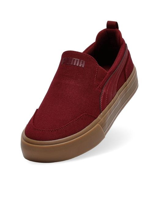 PUMA Red Court Classic Vulcanized Slip-On Shoes for men
