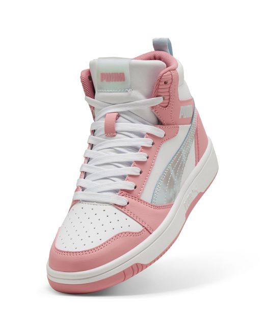 Zapatillas Rebound V6 Mid Space Belle Juveniles, Calzado, Sea Glass/Rosascape/Blanco PUMA de color Pink