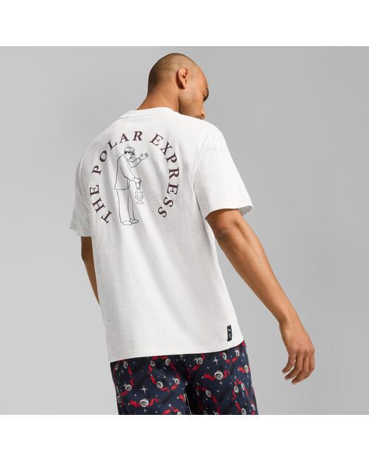 PUMA White X Polar Express T-Shirt for men