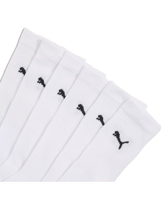 PUMA White Cushioned Crew Socks