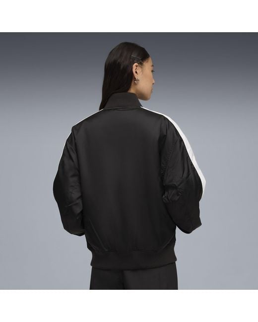 PUMA Black T7 Bomber Jacket
