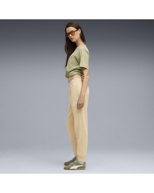 PUMA Natural Essentials Script Jogginghose Damen, Kleidung