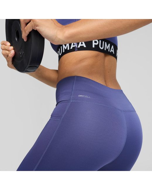 PUMA Tad Essentials 7/8 Tight Voor in het Blue