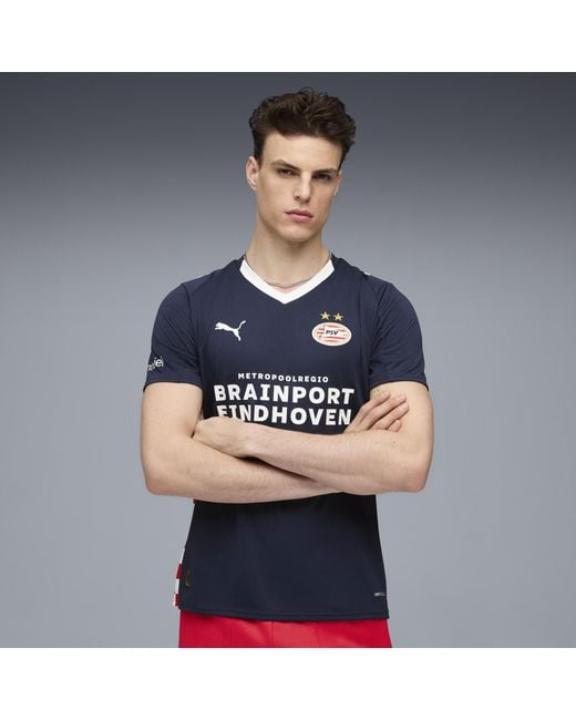 PUMA Blue Psv Eindhoven 25/26 Away Jersey for men