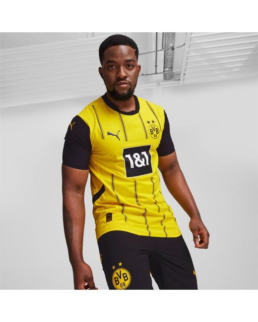 PUMA Borussia Dortmund 24/25 Authentic Heimtrikot in Yellow für Herren