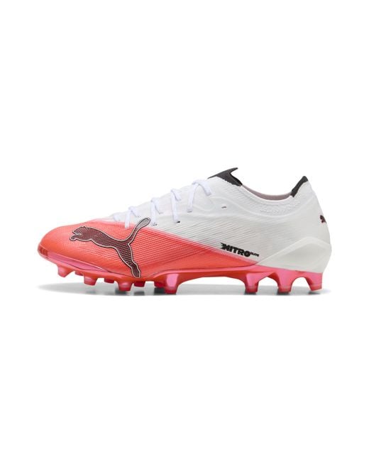 PUMA Pink Ultra Nitro 7 Ultimate Ag Football Boots for men