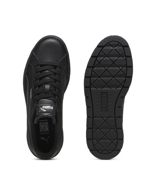 PUMA Black Karmen Ii Leather Sneakers