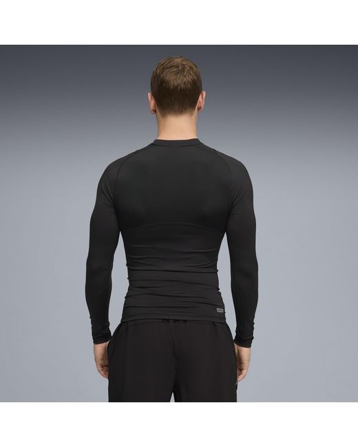 PUMA Black Pwrmode Training Base Layer Long Sleeve T-Shirt for men