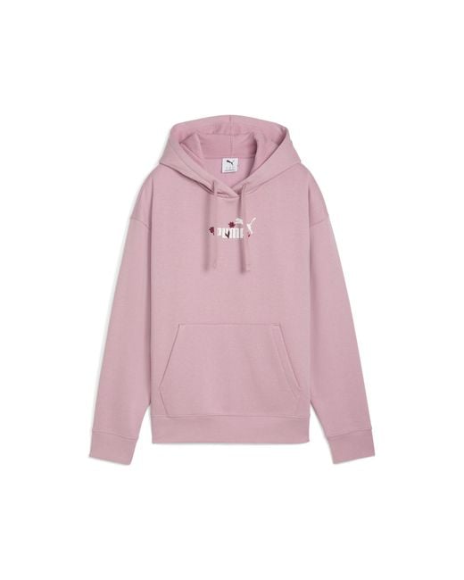 Sudadera Con Capucha Essentials Nature 2.0 Comfort Para Mujer, Ropa, Poised Rosa PUMA de color Pink
