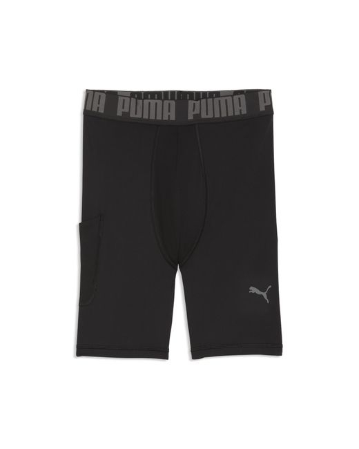 PUMA Black Pwrmode Training Base Layer Short Tight for men