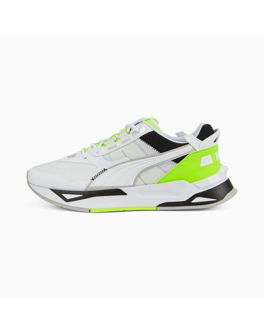 PUMA White Mirage Sport Tech Neon Sneakers Schuhe
