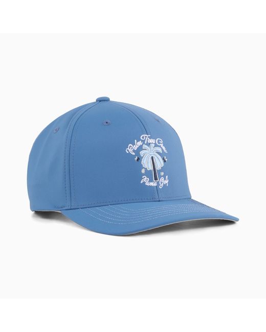 PUMA Blue X Palm Tree Crew Golf Cap for men