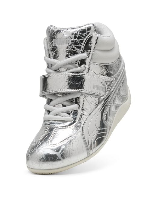 PUMA Metallic Speedcat Wedge Lustre Sneakers