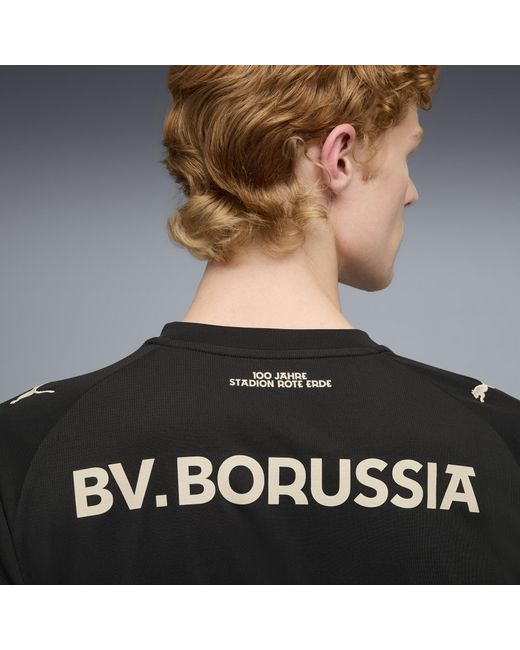 PUMA Black Borussia Dortmund Special Edition Long Sleeve Jersey for men