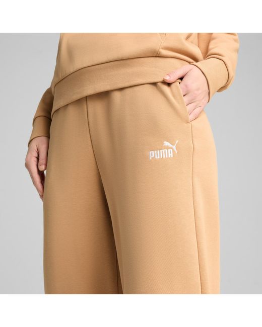 PUMA Relaxed joggingpak in het Natural