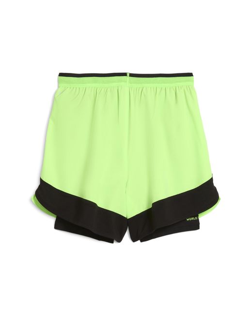 PUMA X HYROX 2-in-1-Trainingsshorts in Green für Herren