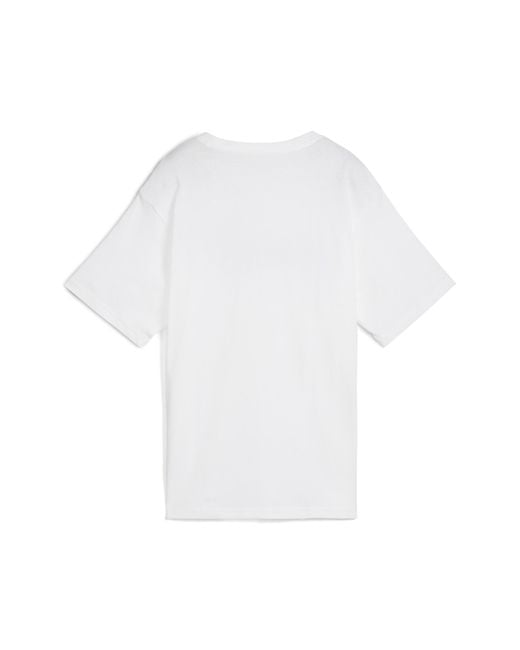 PUMA Essentials No. 1 Logo Relaxed T-Shirt Voor Maat in het White
