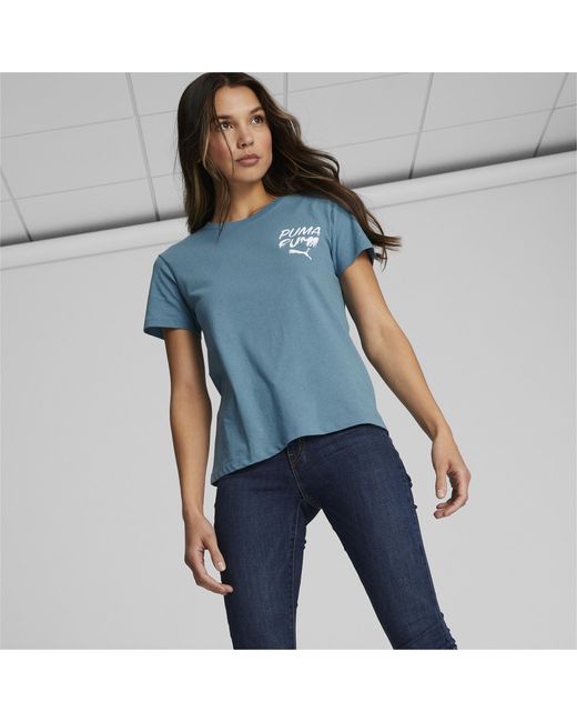 SPANX® Slub Embroidered Cotton Graphic T-Shirt