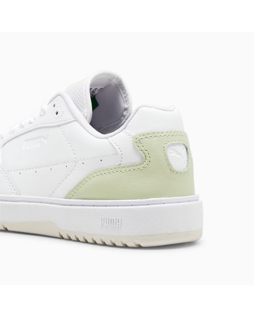 PUMA Doublecourt Summer Sneakers Voor in het White