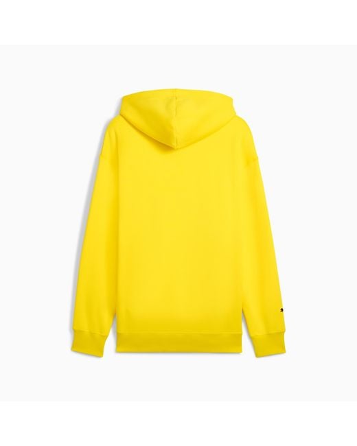 PUMA Yellow Scuderia Ferrari Race Big Shield Hoodie for men